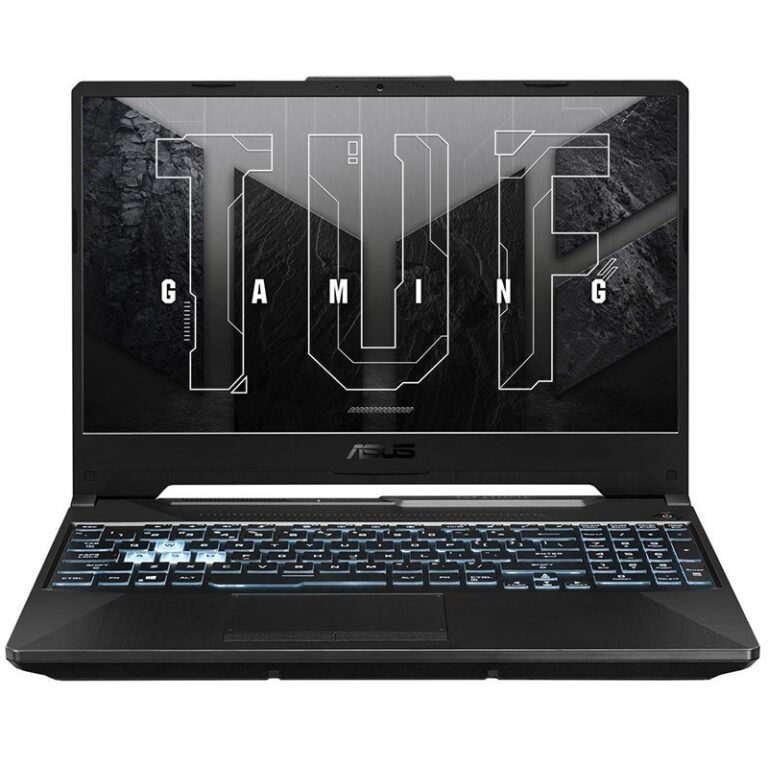 pc portable gamer asus tuf gaming a15 ryzen 7 vue de face