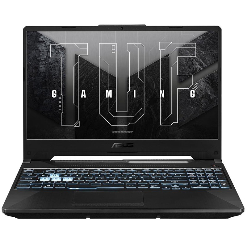 pc portable gamer asus tuf gaming a15 ryzen 7 vue de face