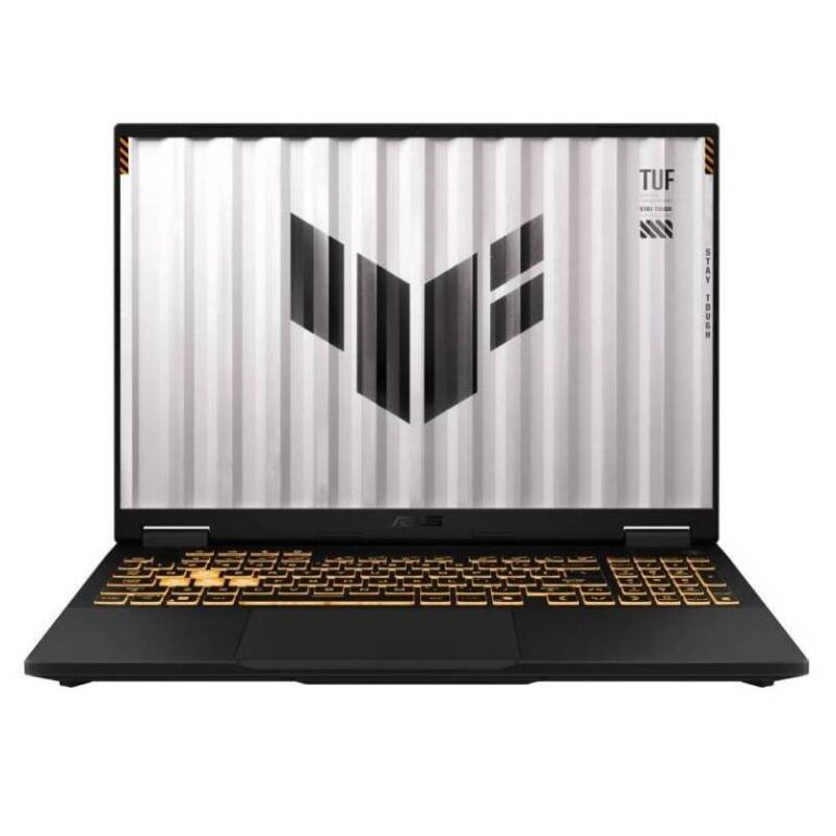 PC portable gamer ASUS TUF Gaming F16 RTX 5070 vue de face