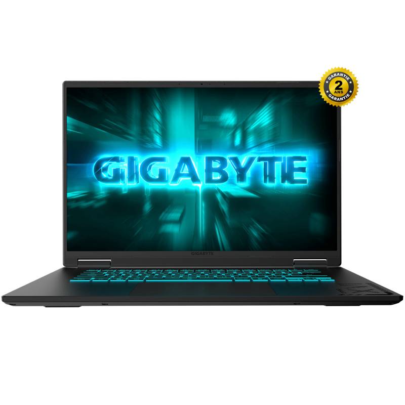 PC Portable Gamer GIGABYTE A16 3VH RTX 5060 vue de face