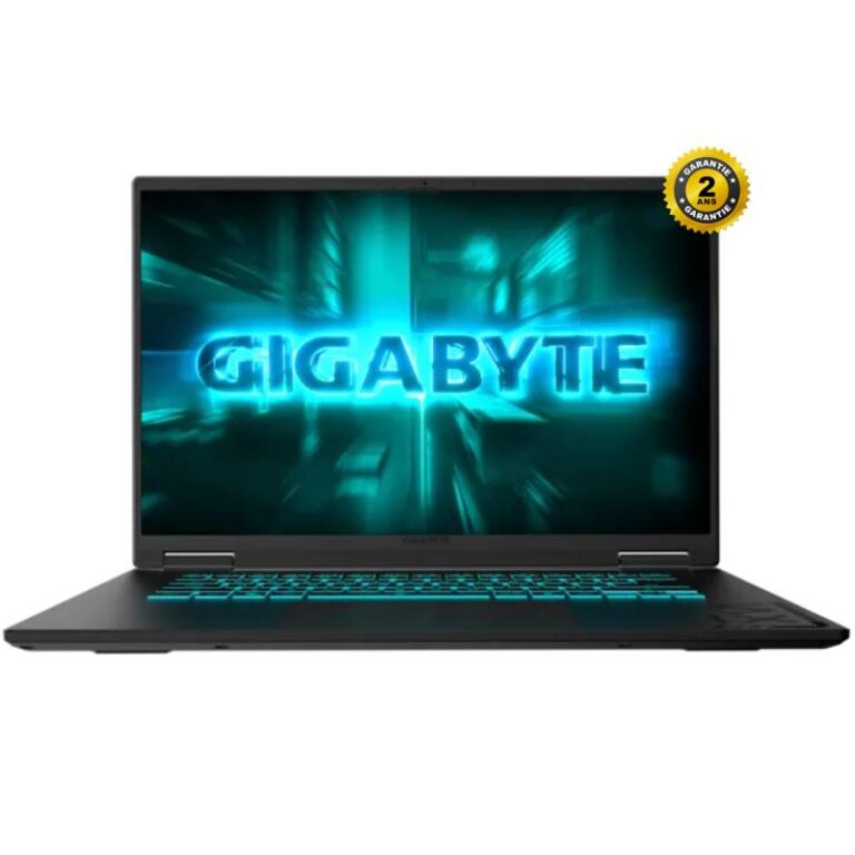 pc portable gamer gigabyte a16 5th rtx 5050 vue de face