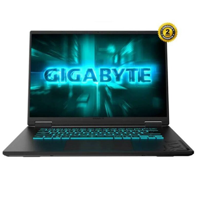 pc portable gamer gigabyte a16 cvh rtx 5060 vue de face