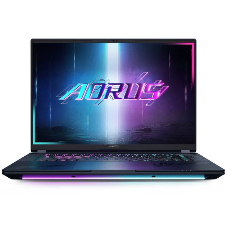 PC portable gamer GIGABYTE AORUS MASTER 16 RTX 5080 vue de face