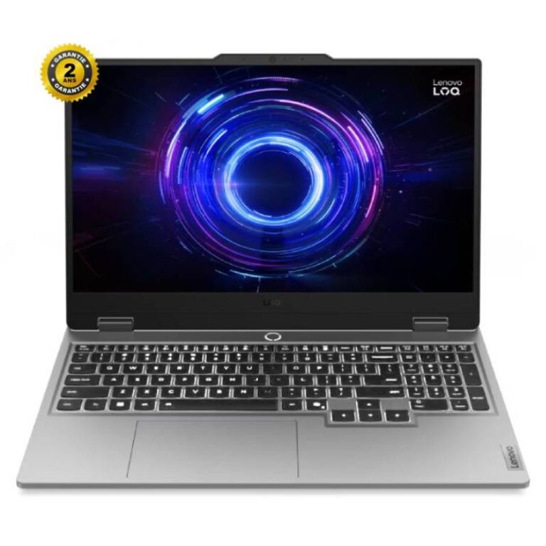 pc portable gamer lenovo loq 15irx10 vue de face