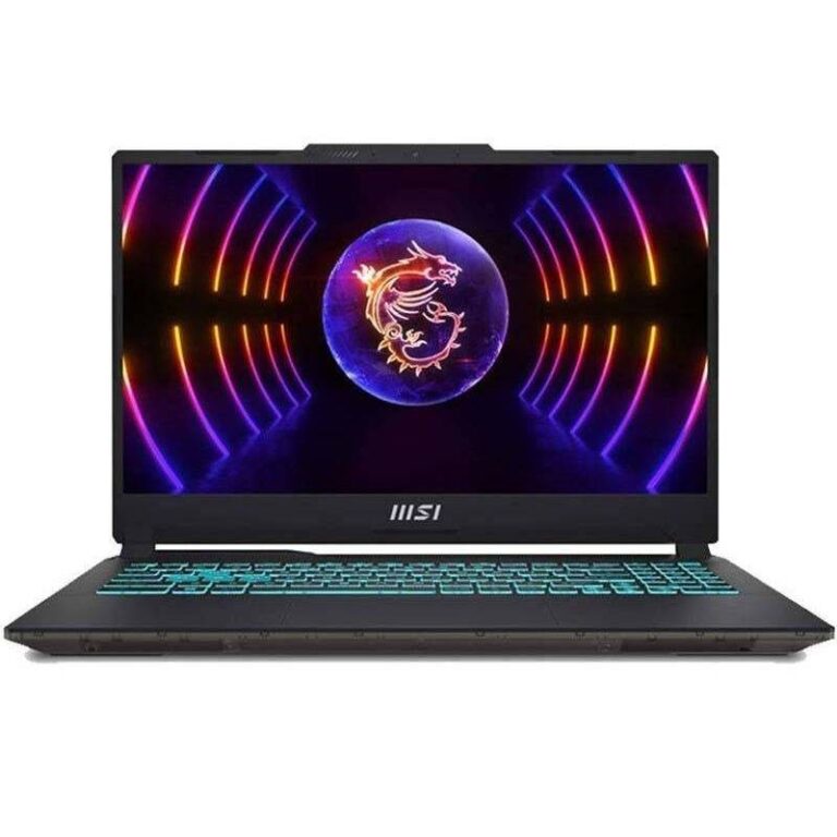 PC Portable Gamer MSI Cyborg 15 A13VE RTX4050 vue de face
