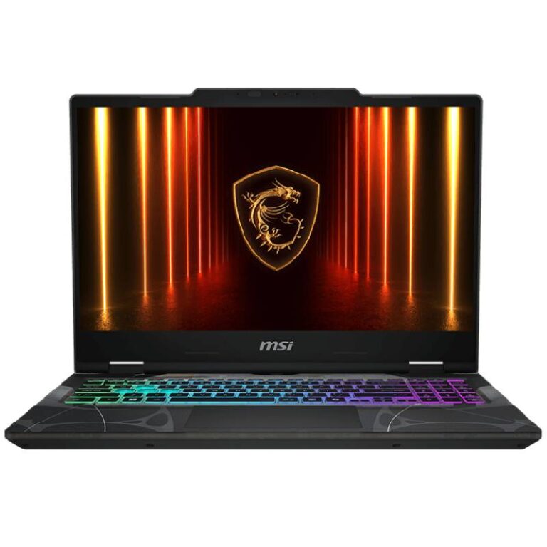 pc portable gamer msi cyborg 15 rtx 5060 vue de face