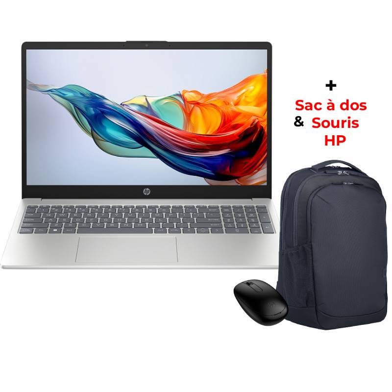 PC Portable HP 15-fc0180nk vue de face