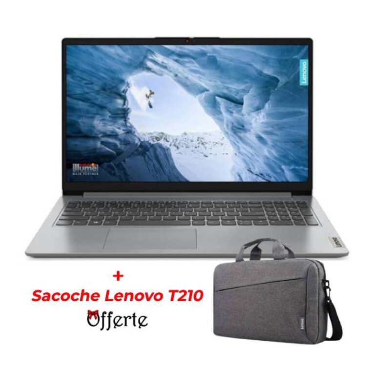PC Portable LENOVO IdeaPad 1 15IJL7 Celeron N4500 vue de face
