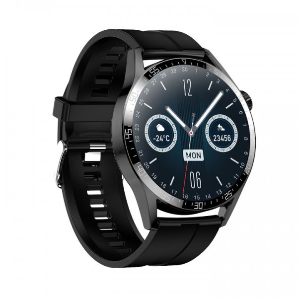 montre connectée Kalobee H40 noir vue de face