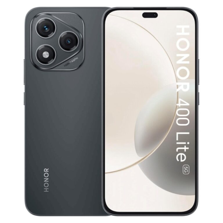 Honor 400 Lite 5G 8Go 256Go Noir vue de face