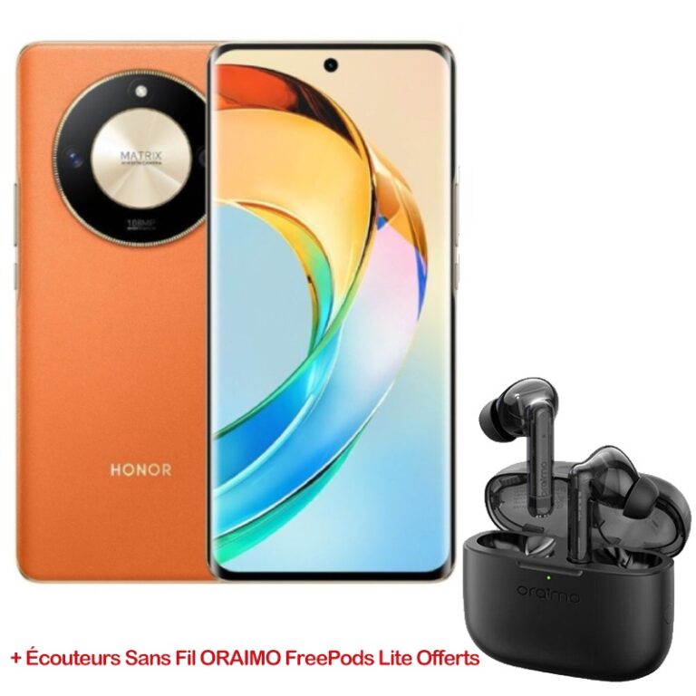 Smartphone HONOR X9b 5G Orange vue de face