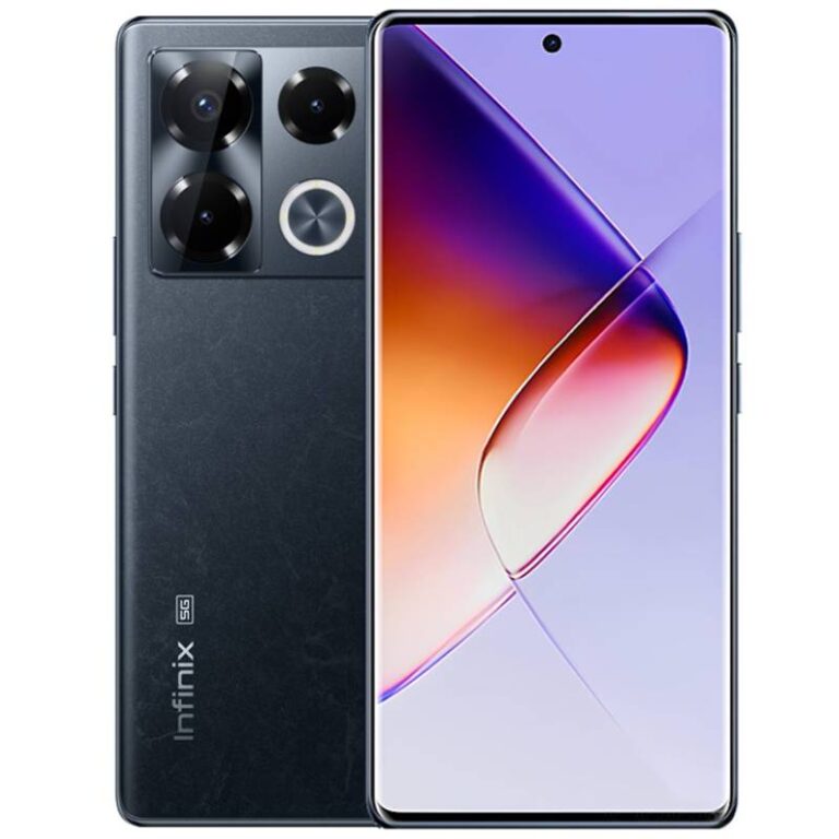 smartphone infinix note 40 pro+ 5g vue de face