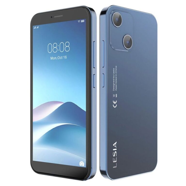 smartphone LESIA Young 1 bleu foncé vue de face