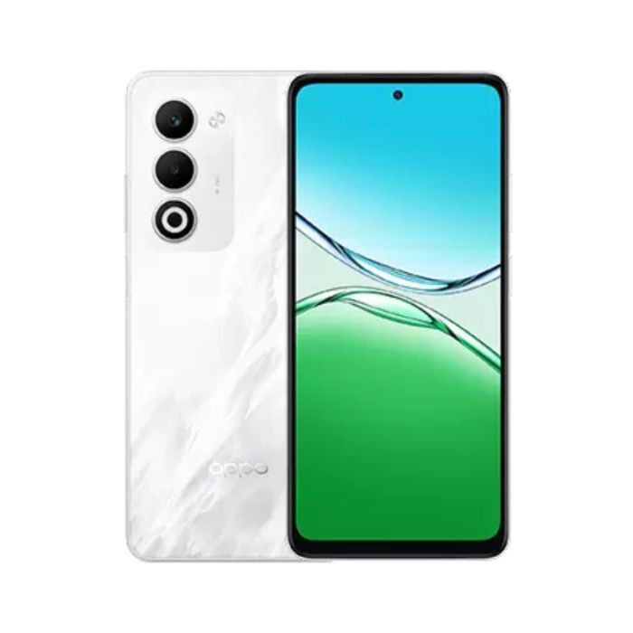 smartphone OPPO A5 5G Blanc vue de face