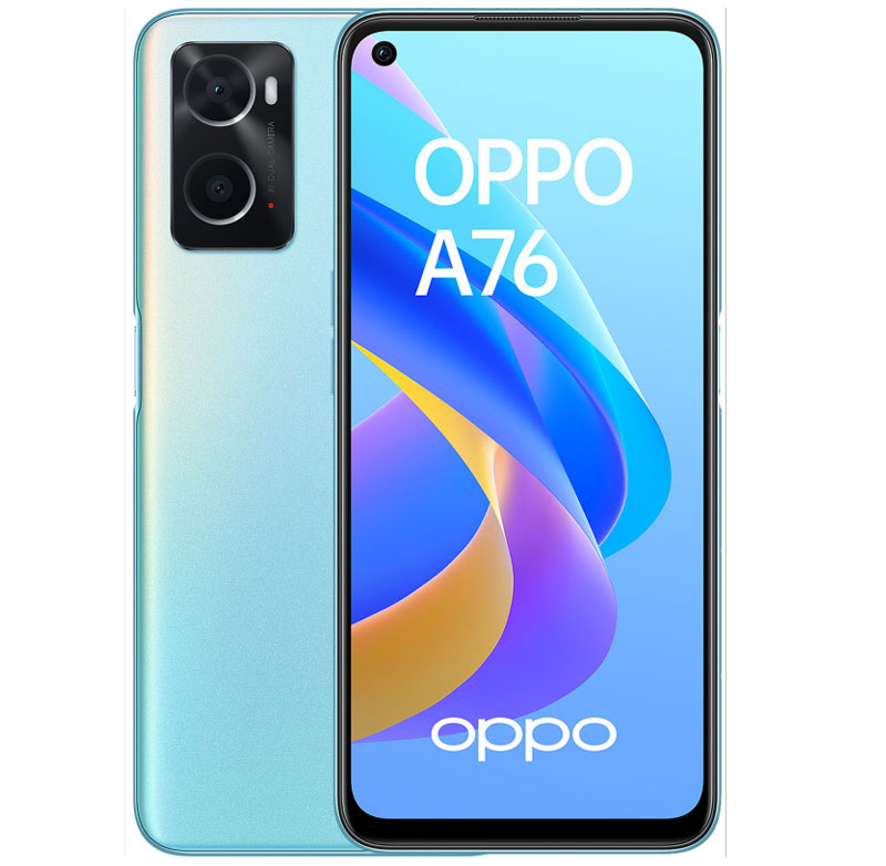 smartphone-oppo-a76-6go-128go-bleu-1.jpg smartphone OPPO A76 6Go 128Go vue de face