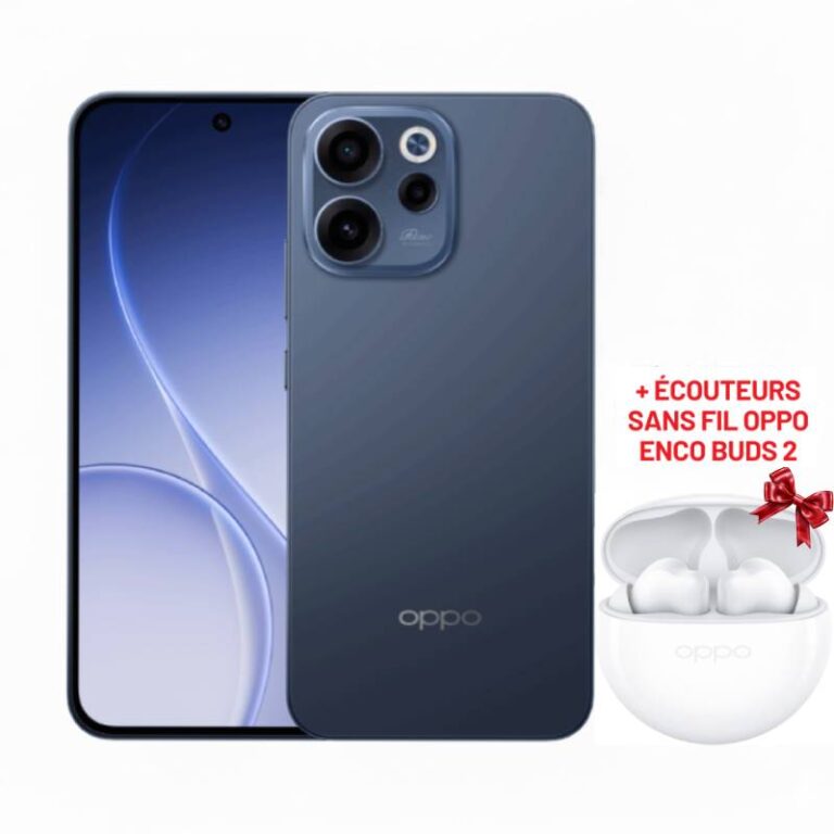 OPPO Reno 15F 5G Bleu Crépuscule vue de face