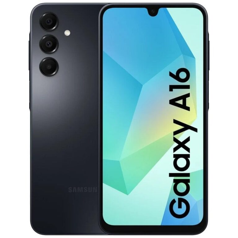 Samsung Galaxy A16 4Go 128Go Noir vue de face