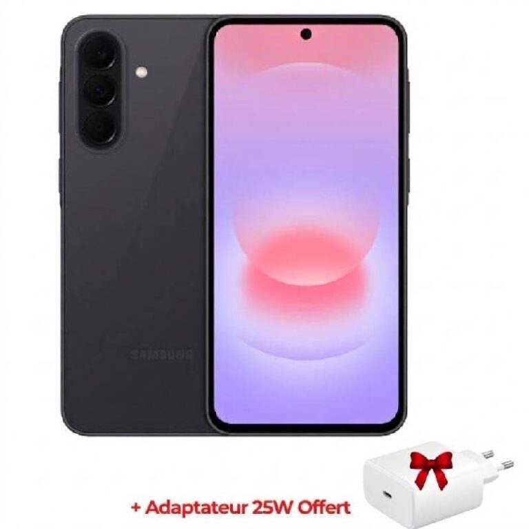 Samsung Galaxy A37 5G 8Go 256Go Charcoal vue de face