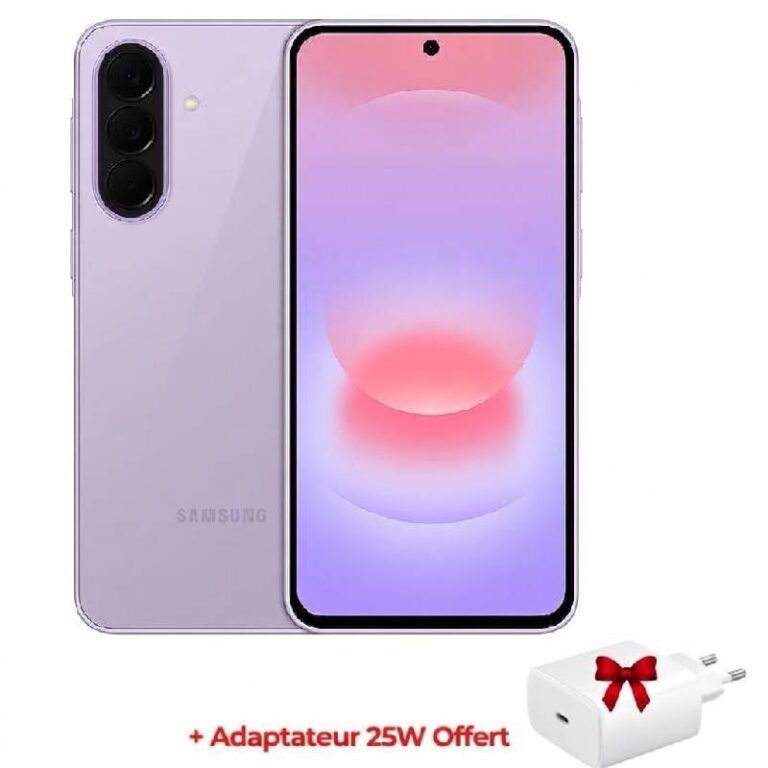 Samsung Galaxy A37 5G 8Go 256Go Lavender vue de face