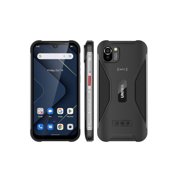 smartphone uniwa w555 4go 64go vue de face