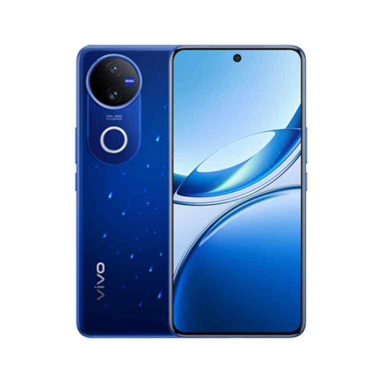 smartphone VIVO V50 5G 12Go 256Go Bleu vue de face