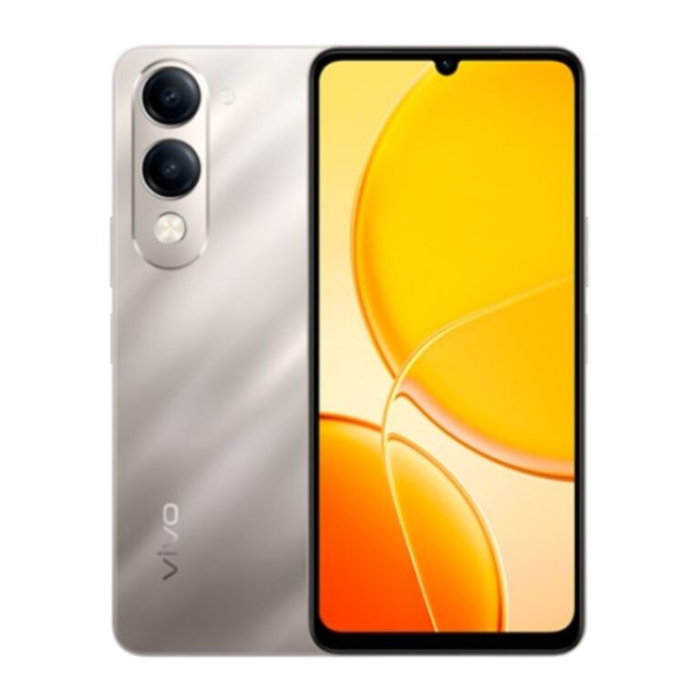 smartphone VIVO Y04 4Go 128Go Or Titane vue de face