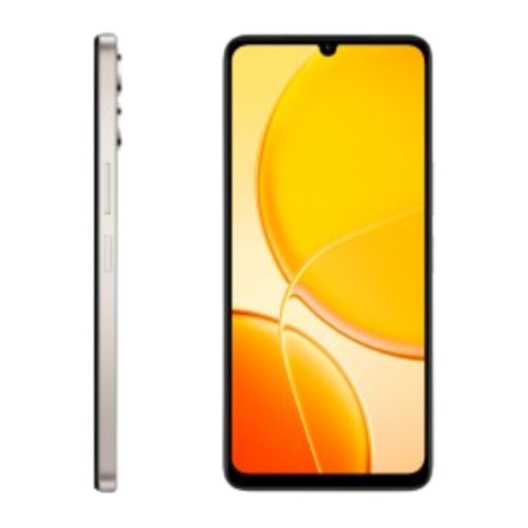 smartphone VIVO Y04 4Go 64Go Or Titane vue de face