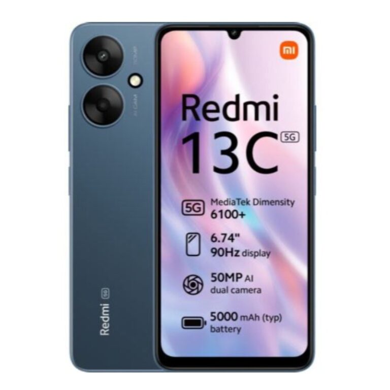 smartphone Xiaomi Redmi 13C 5G vue de face