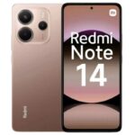 Smartphone Xiaomi Redmi Note 14 4G 6Go 128Go Sand Gold vue de face