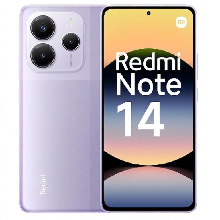 Xiaomi Redmi Note 14 Purple vue de face