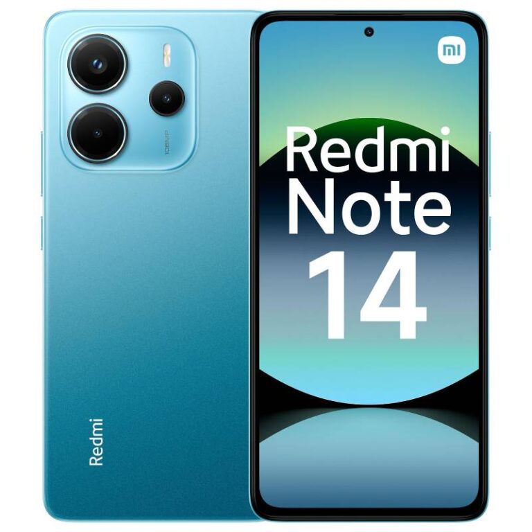 smartphone xiaomi redmi note 14 vue de face