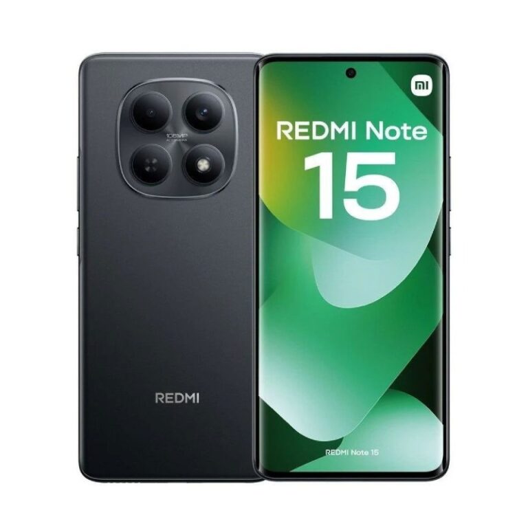 Xiaomi Redmi Note 15 4G 6Go 128Go Noir vue de face