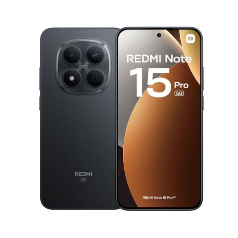 Xiaomi Redmi Note 15 Pro 5G Noir vue de face