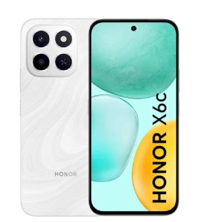 smartphone HONOR X6C 6Go 128Go vue de face