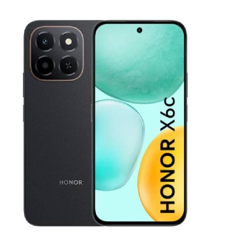 smartphone HONOR X6C 6Go 128Go vue de face