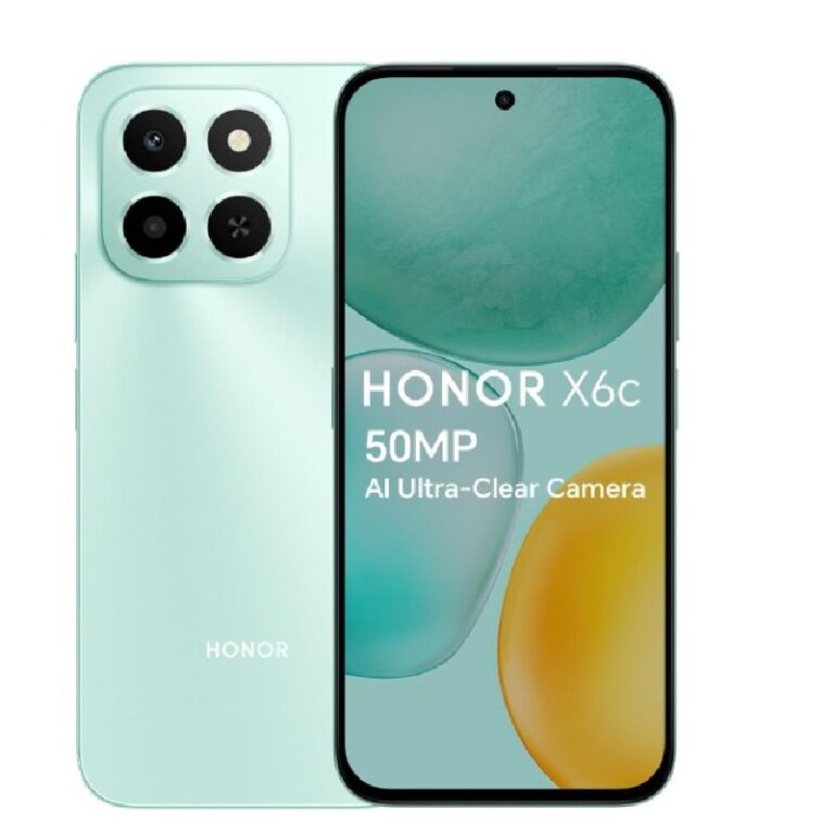 smartphone HONOR X6C 6Go 256Go vue de face