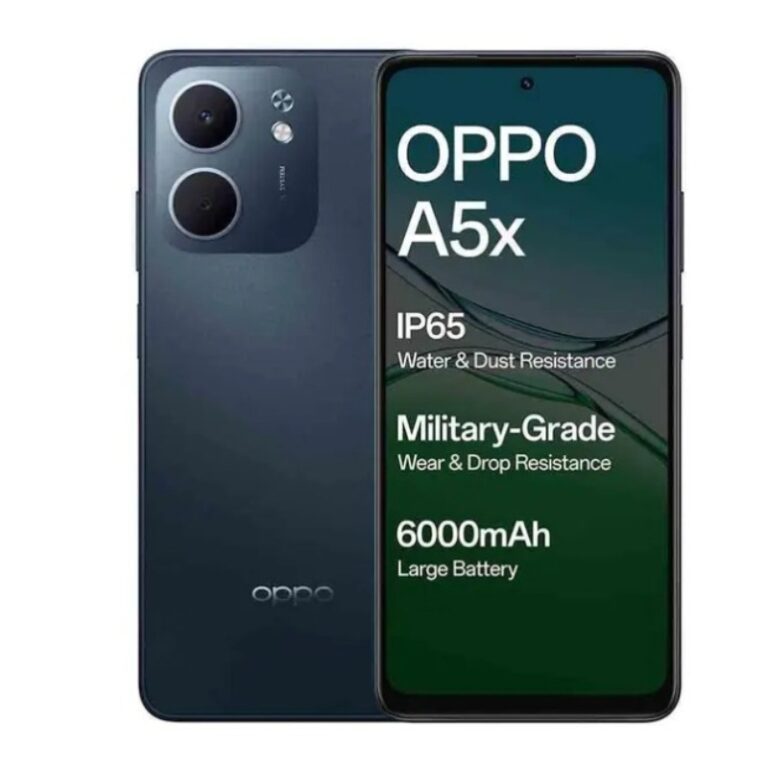 smartphone OPPO A5X 4Go 128Go vue de face