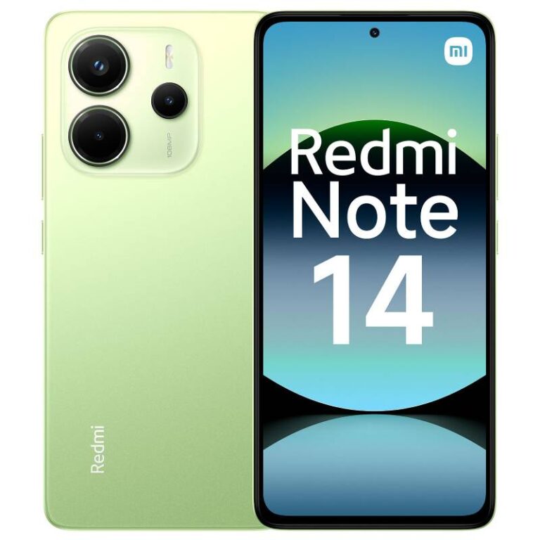 smartphone xiaomi redmi note 14 8go 128go vue de face