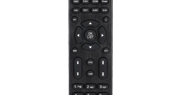télécommande starsat sr5100hd sr1200hd vue de face