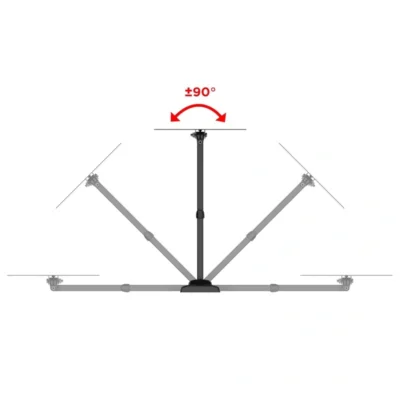 Support Mural MELICONI FDR 200 Pour TV 26'' - 45'' meilleur prix tunisie