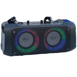 haut-parleur mobile TRAXDATA TRX-40 Bluetooth bleu vue de face