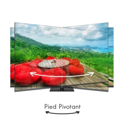 TV Thomson 43" PIED PIVOTANT MEUILLEUR PRIX TUNISIE