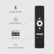 TV Thomson 55" QLED Pro TELECOMMANDE