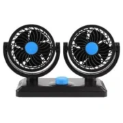 Ventilateur Double de Voiture Pivotant 180°
