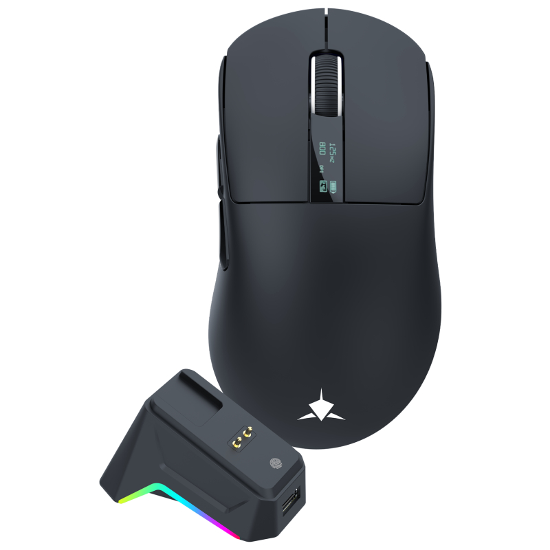 untitled Souris Gamer WHITE SHARK WGM-5023 GAWAIN Wireless Noir – Image 1