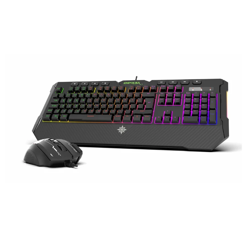 2-5 ENSEMBLE CLAVIER & SOURIS GAMER INCA IKG-315G – Image 1