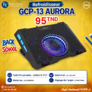 Refroidisseur WHITE SHARK GCP-13 AURORA 17.3" Noir