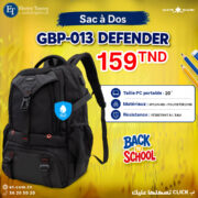 Sac a Dos WHITE SHARK GBP-013 DEFENDER 20" Noir