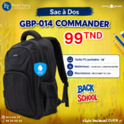 Sac a Dos WHITE SHARK GBP-014 COMMANDER 18" Noir