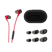écouteurs HyperX Cloud Earbuds II Rouge vue de côté